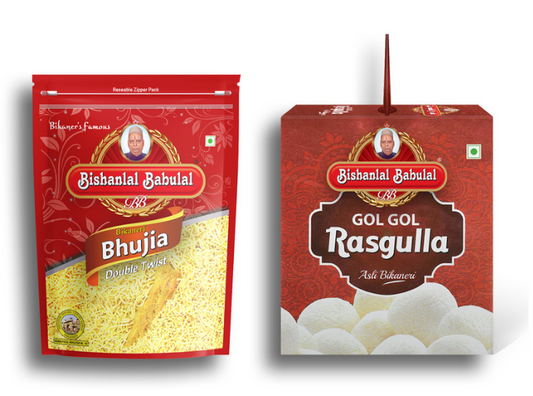 Bhujia, Rasgulla Combo